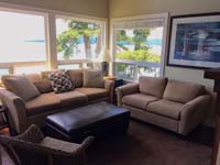 Living Room and views out the window