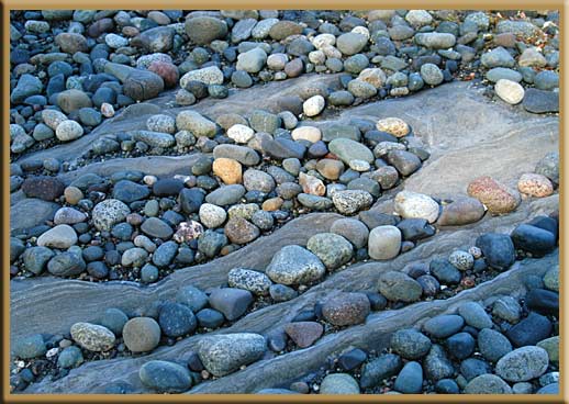North Pender Island - Beach pebbles at Welcome Bay