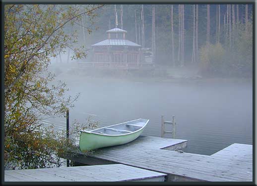 North Pender Island - The first frost of the year at Clam Bay Farm on Pender Island