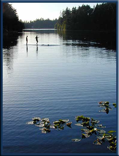 North Pender Island - Swimming at Magic Lake