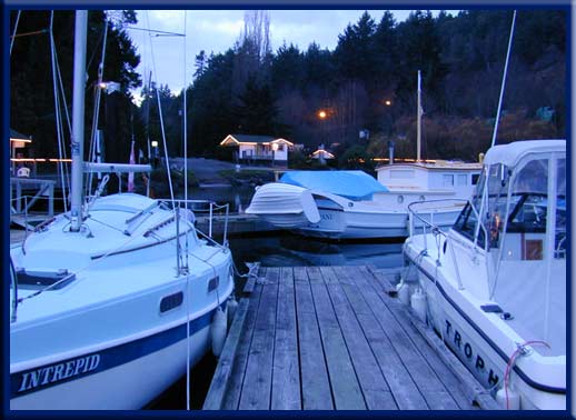 North Pender Island - Christmas at Otter Bay Marina