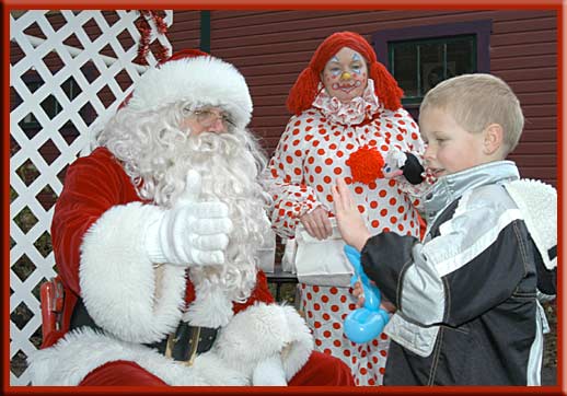 North Pender Island - Santa's yearly visit to the Gulf Island children, courtesy of the Bellingham Lions