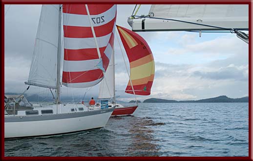 Gulf Islands - Racing around Pender Island